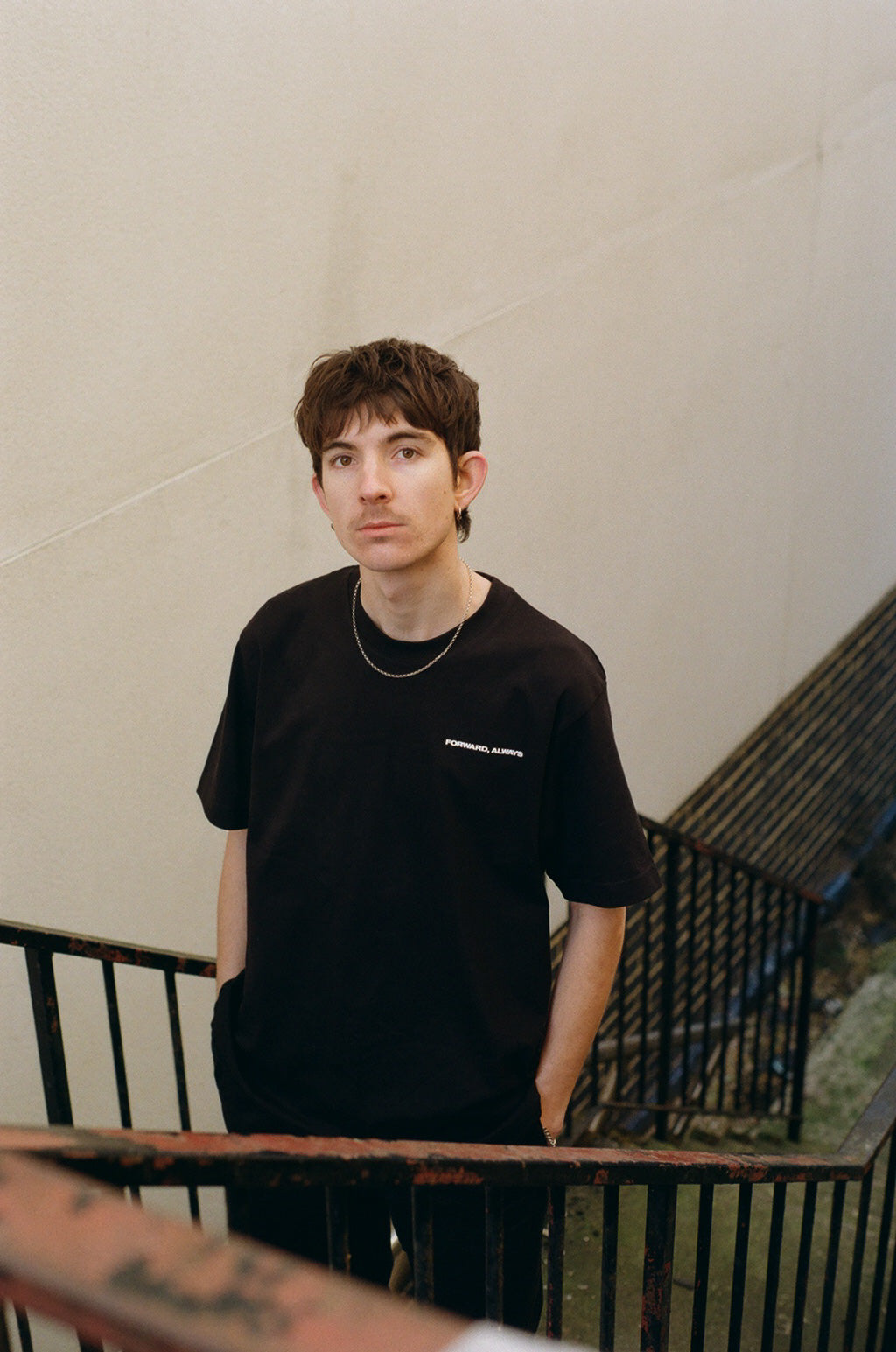 Forward, Always Standard Issue Tee: Pitch Black