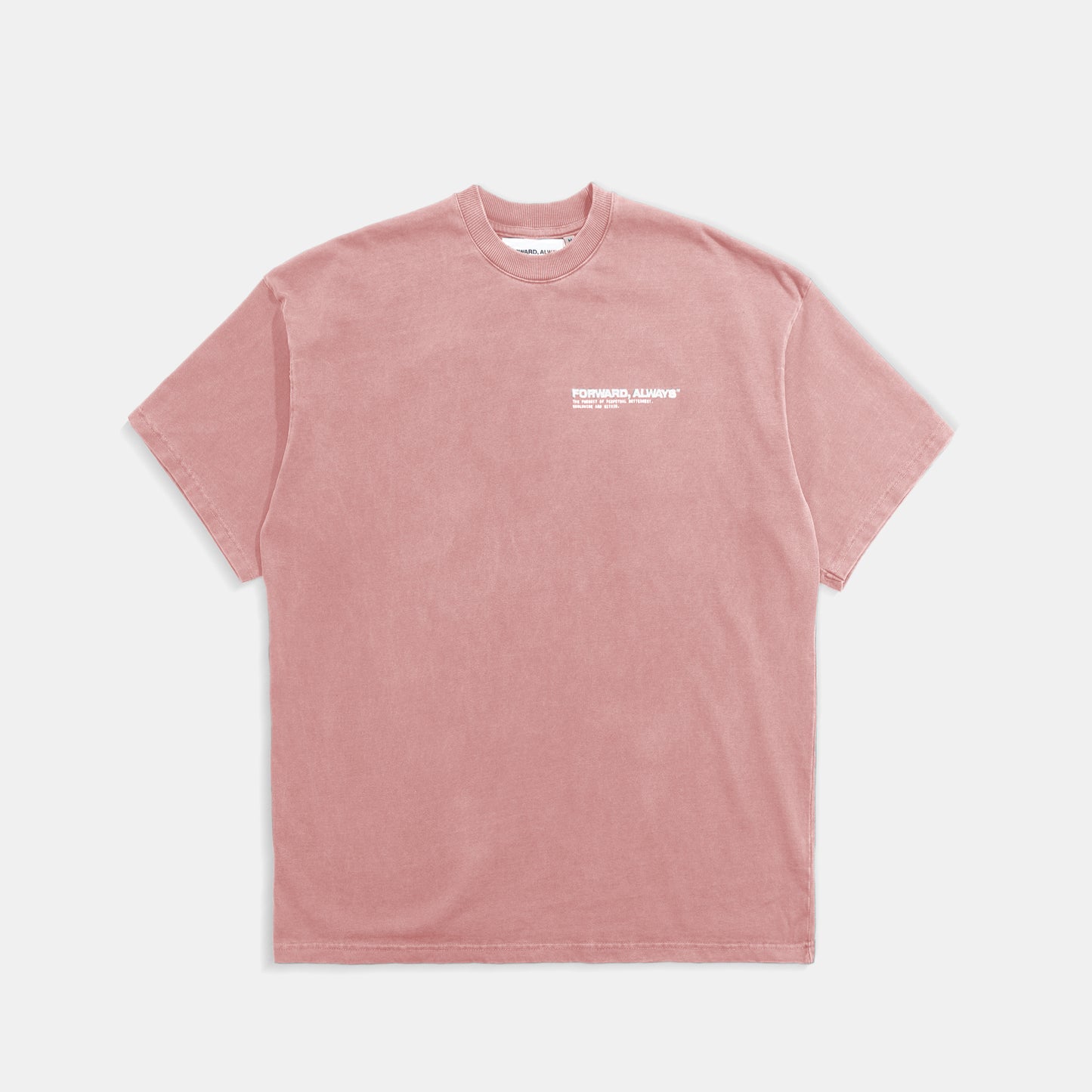 Forward, Always Core Tee: Coral