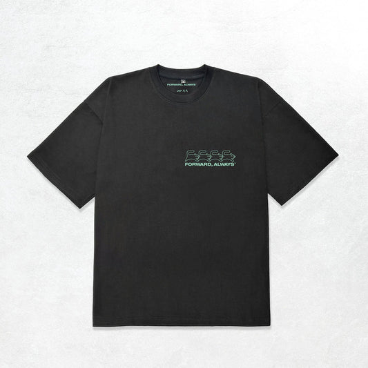 Forward, Always x Four Cats Processence Logo Tee: Black