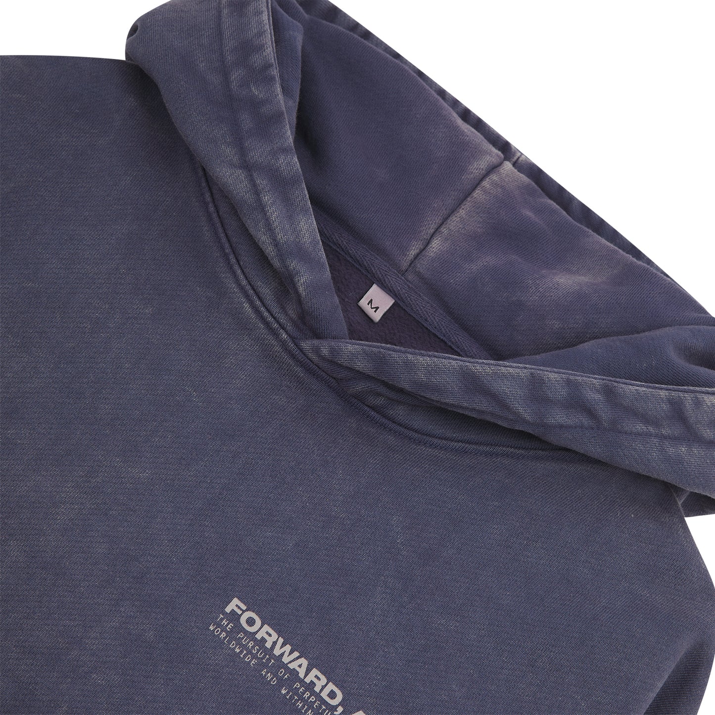Forward, Always Core Logo Hood: Midnight Acid Wash