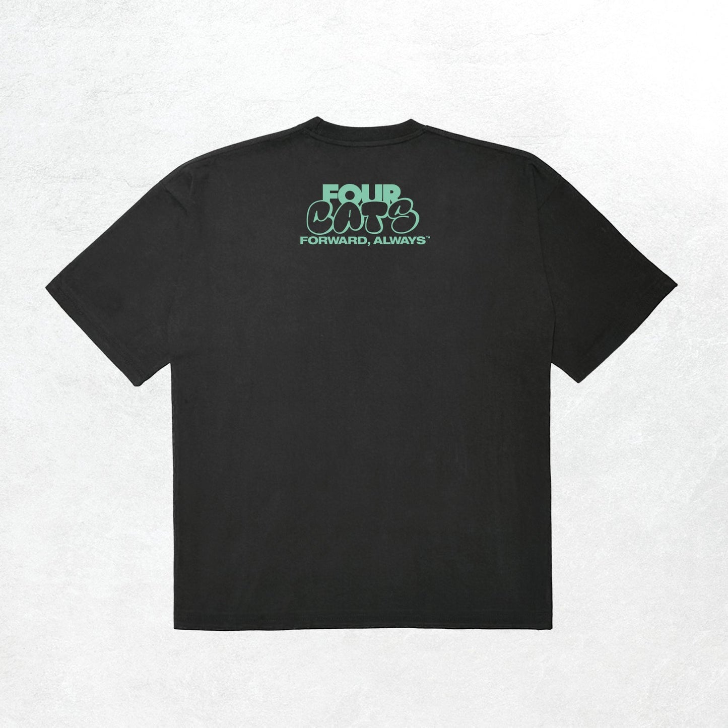 Forward, Always x Four Cats Processence Logo Tee: Black