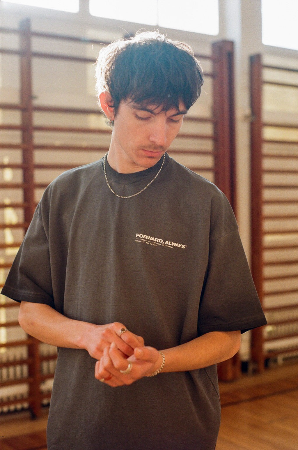 Forward, Always Core Tee: Slate