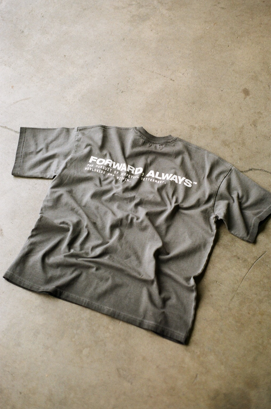 Forward, Always Core Tee: Slate