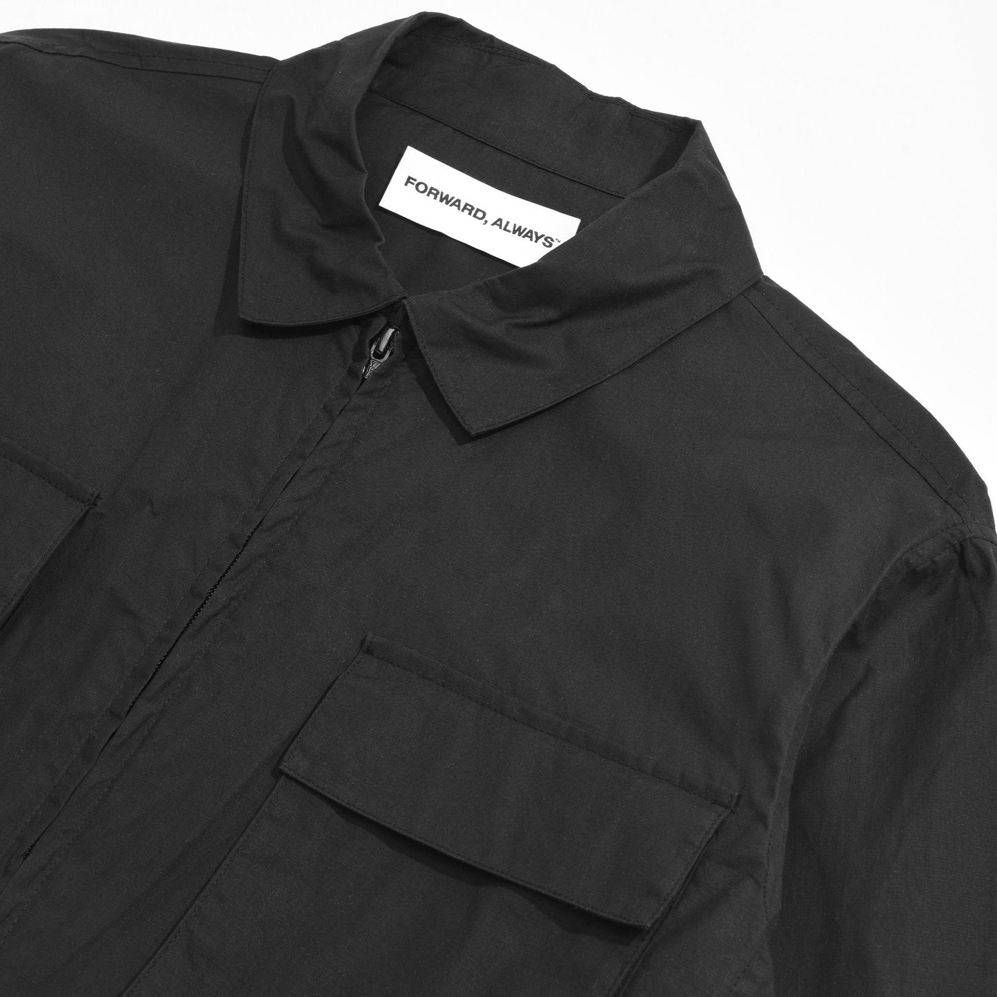 Steadfast Overshirt: Black