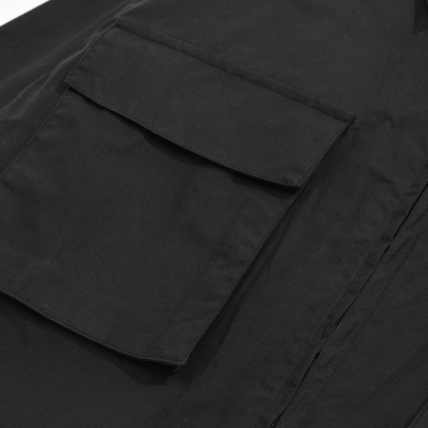 Steadfast Overshirt: Black