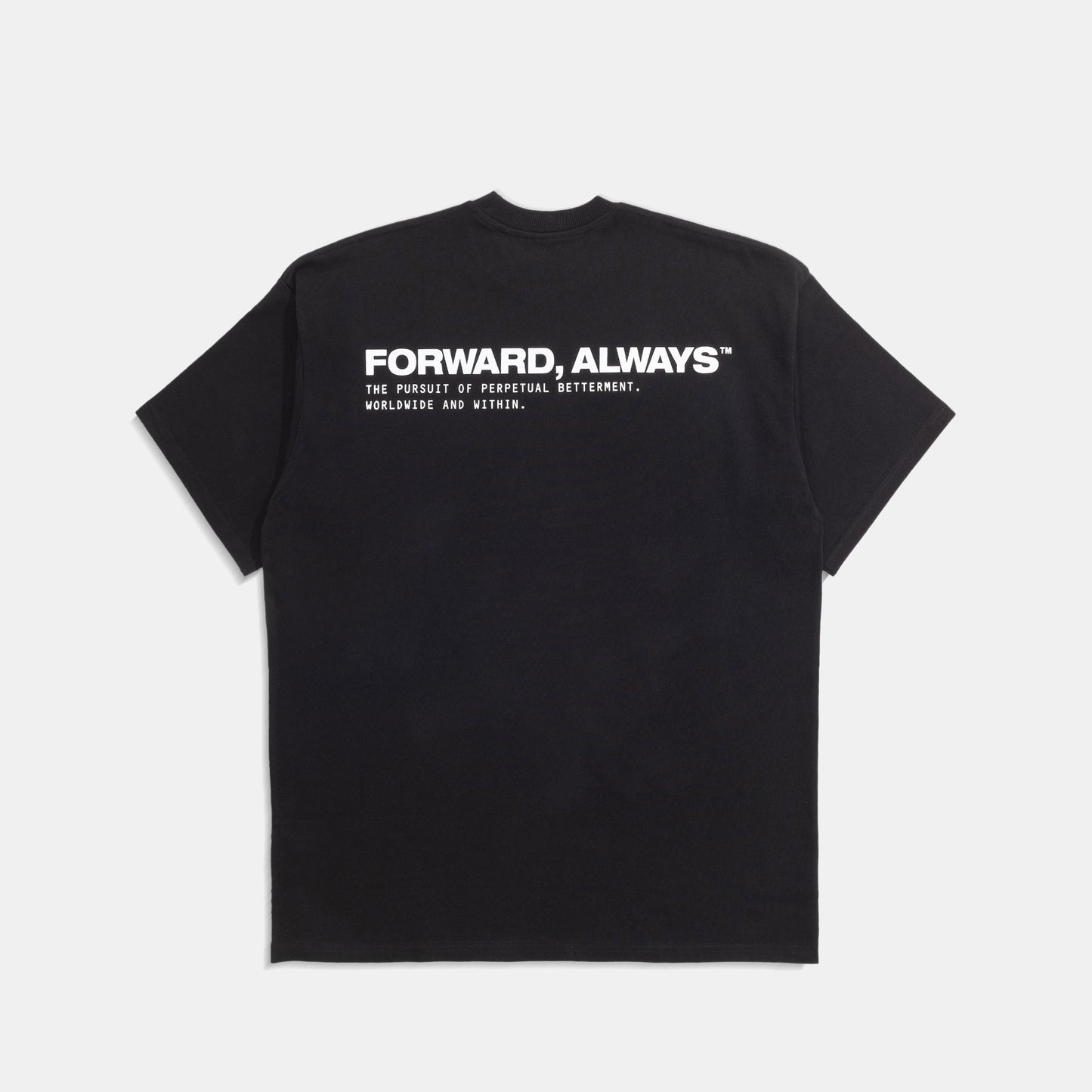 Forward, Always Core Tee: Black