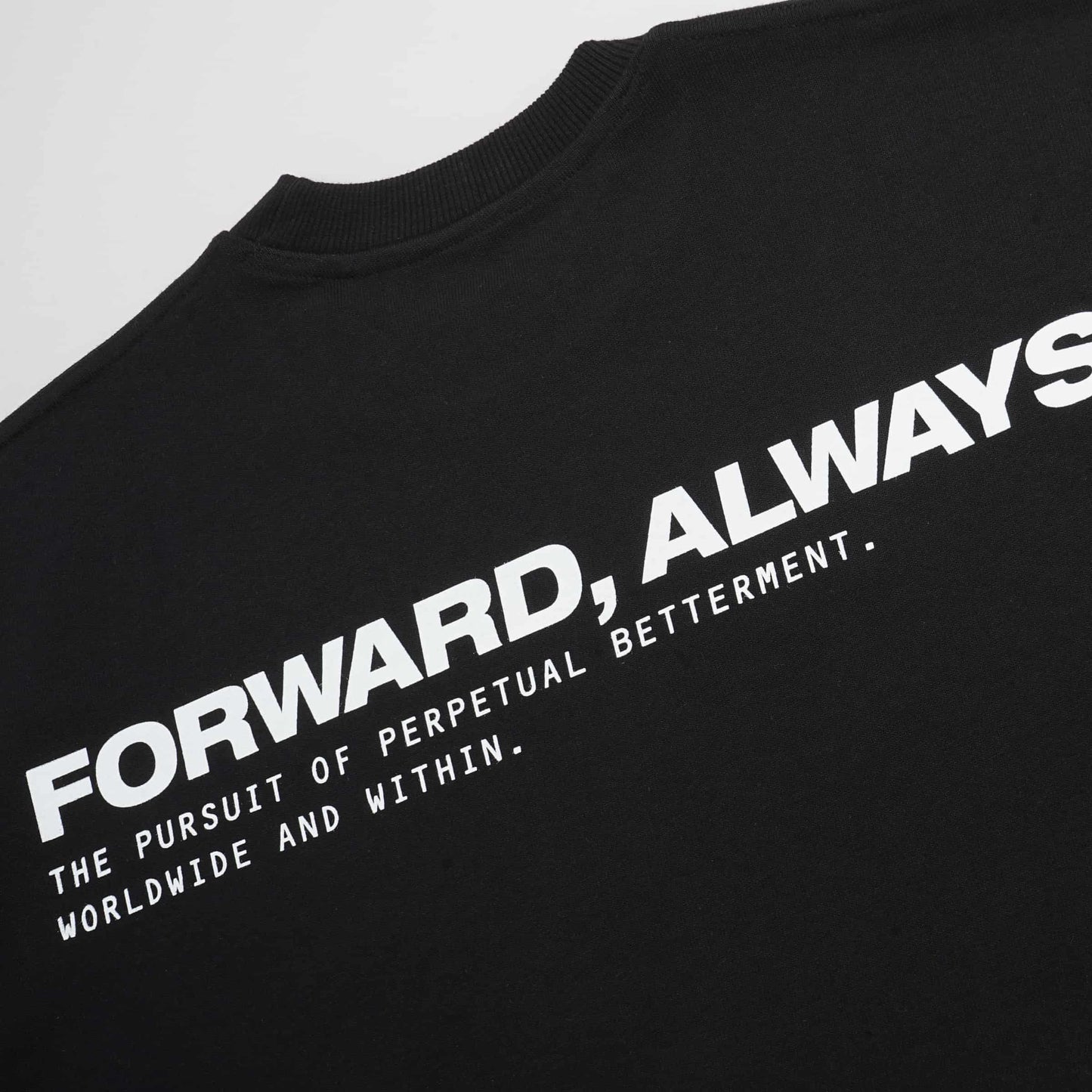 Forward, Always Core Tee: Black