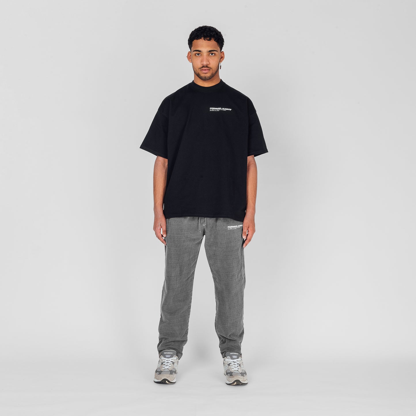 Forward, Always Core Tee: Black