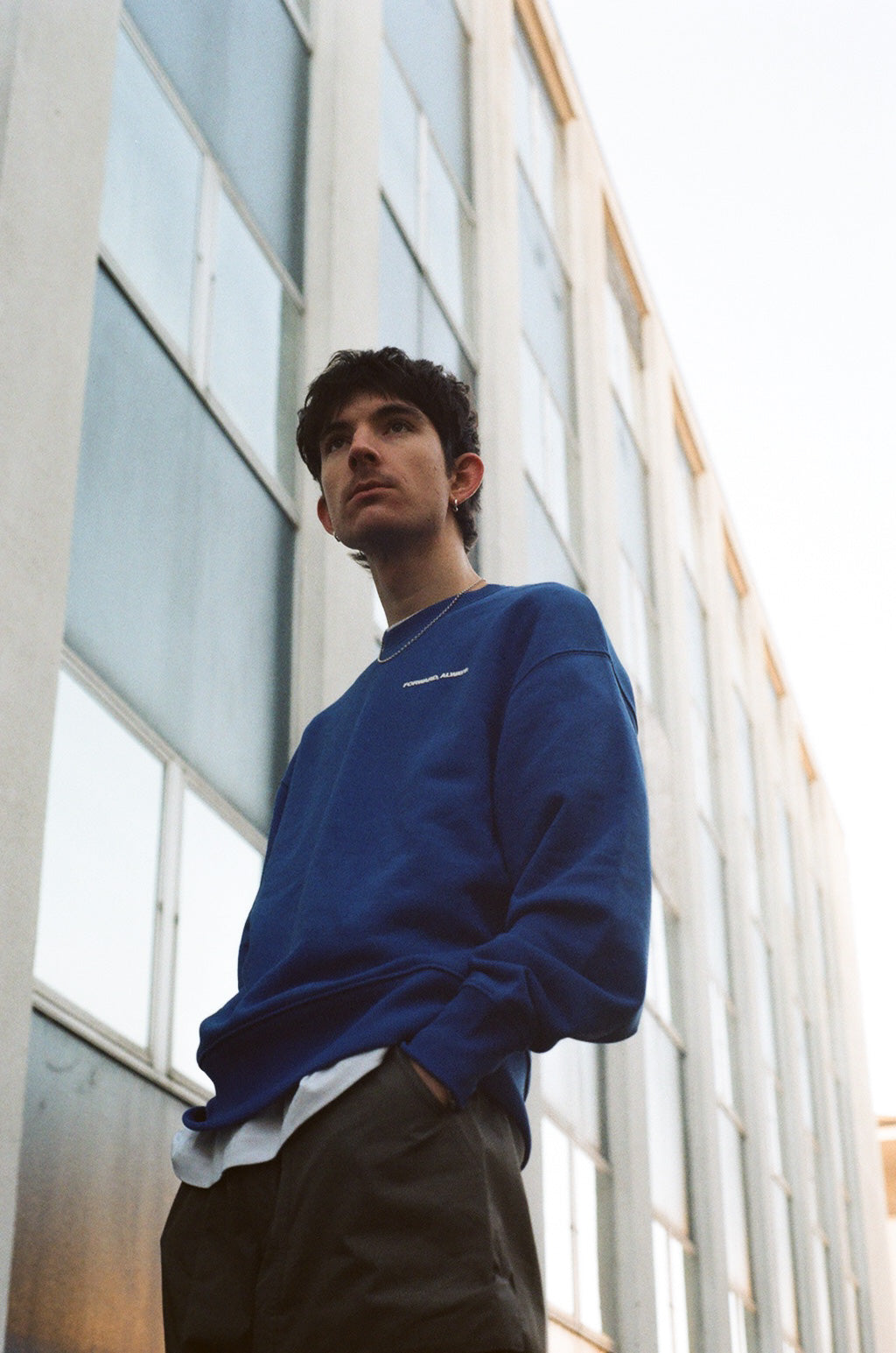 Forward, Always Standard Issue Sweat: Cobalt Blue