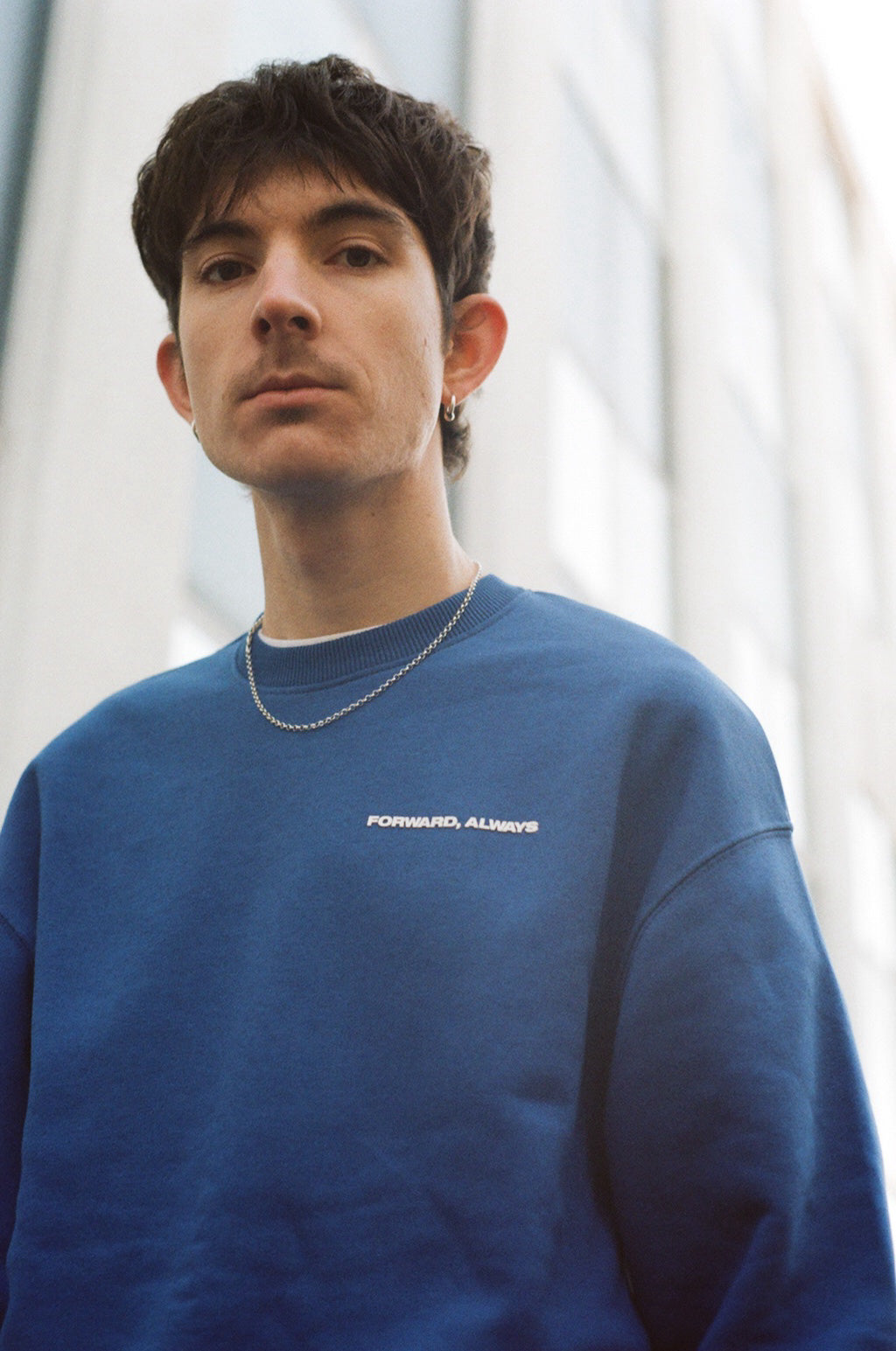 Forward, Always Standard Issue Sweat: Cobalt Blue