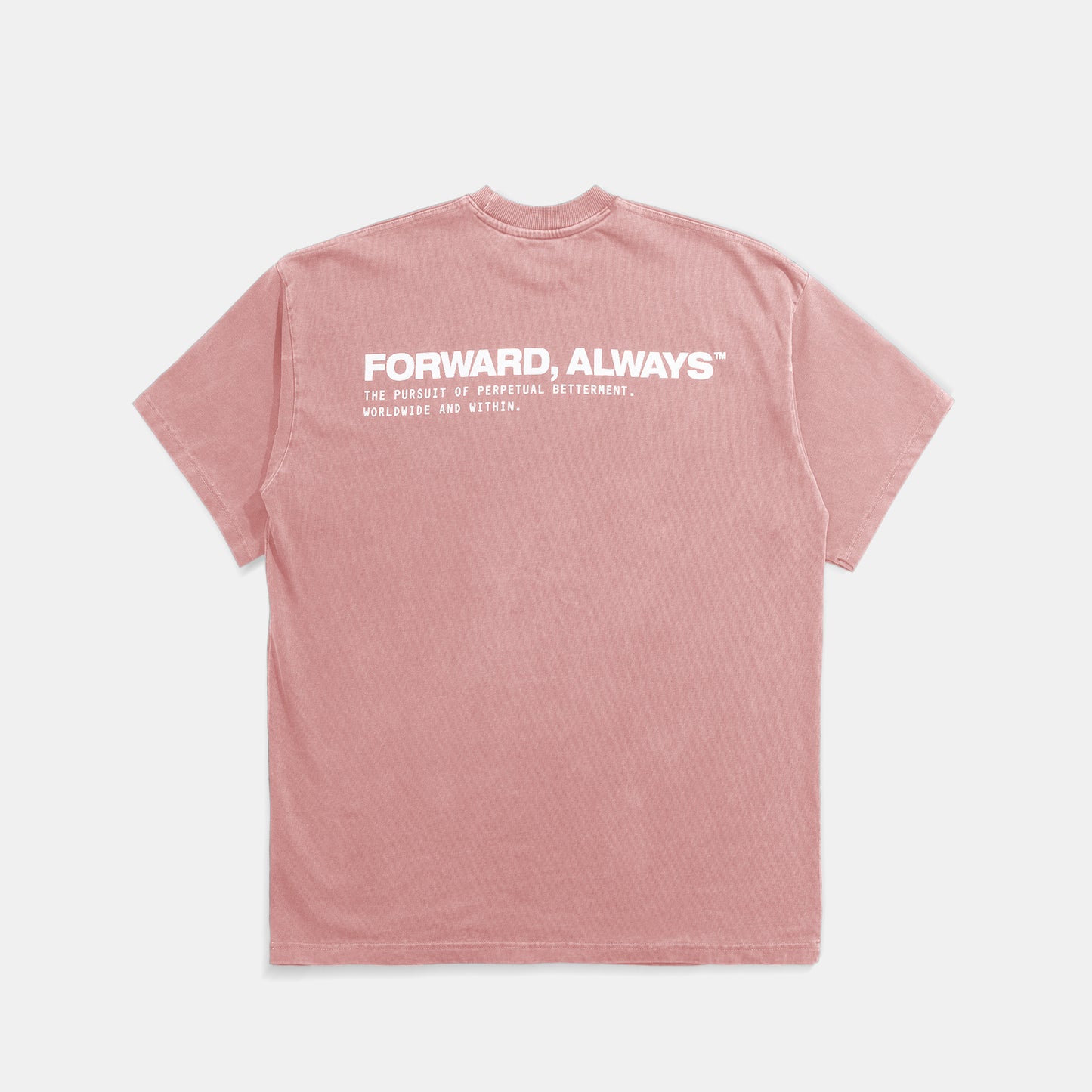Forward, Always Core Tee: Coral