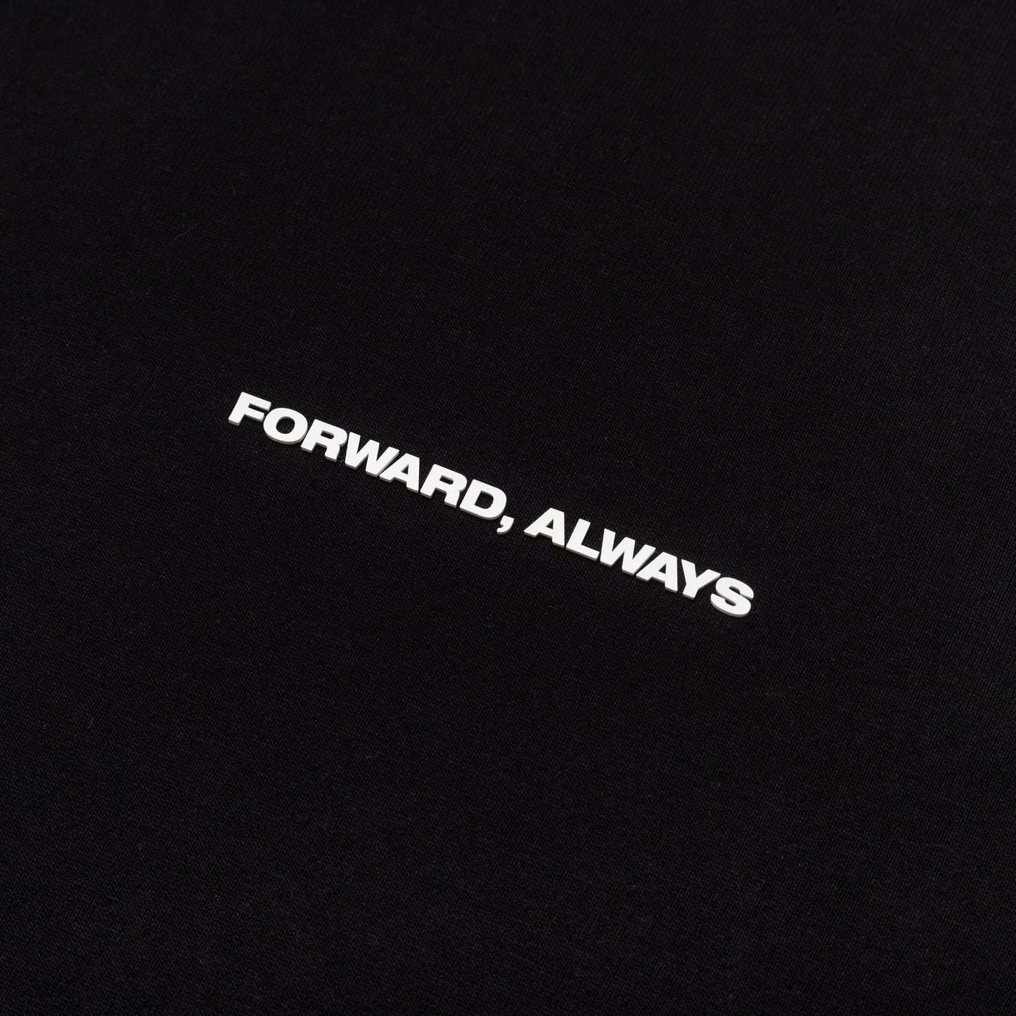 Forward, Always Standard Issue Tee: Pitch Black