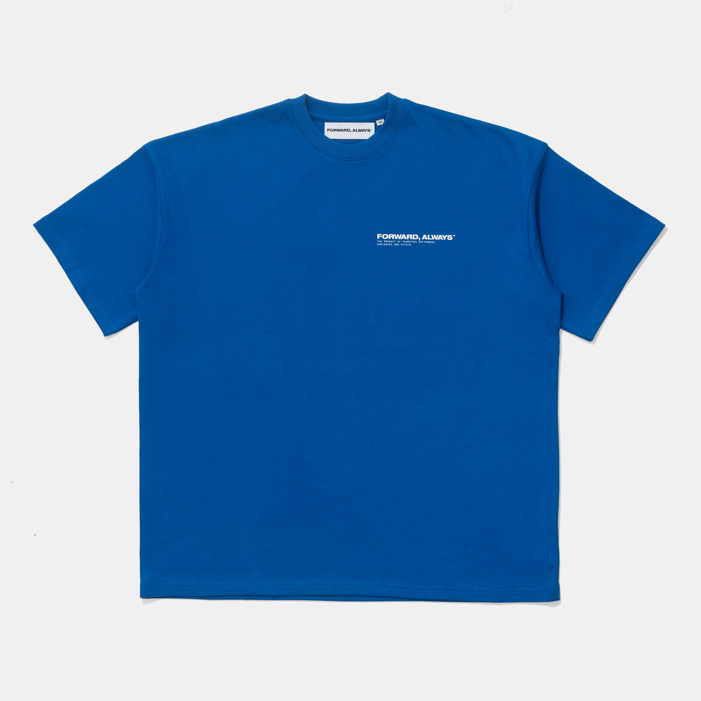 Forward, Always Core Tee: Cobalt