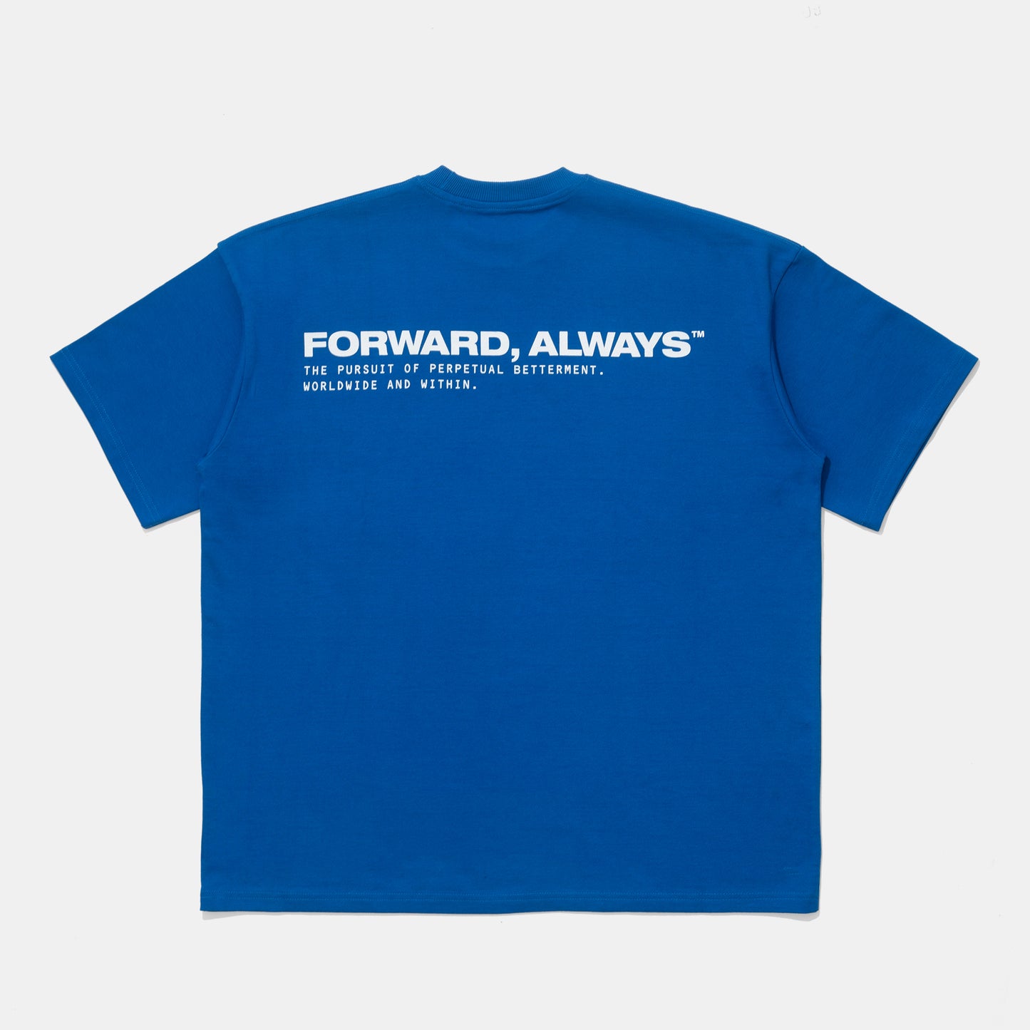 Forward, Always Core Tee: Cobalt