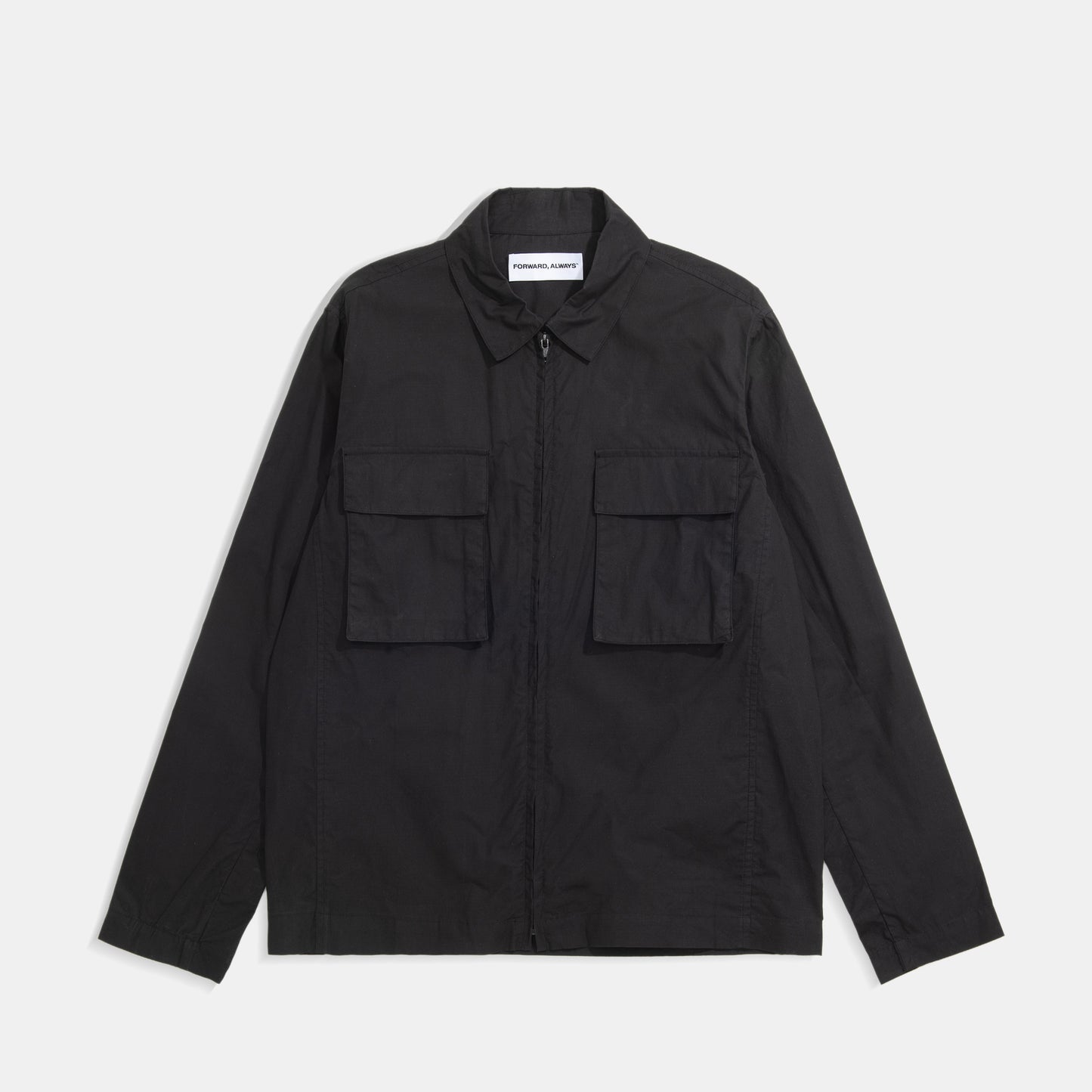 Steadfast Overshirt: Black