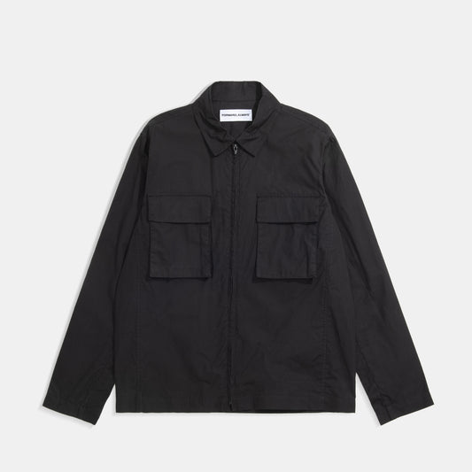 Steadfast Overshirt: Black