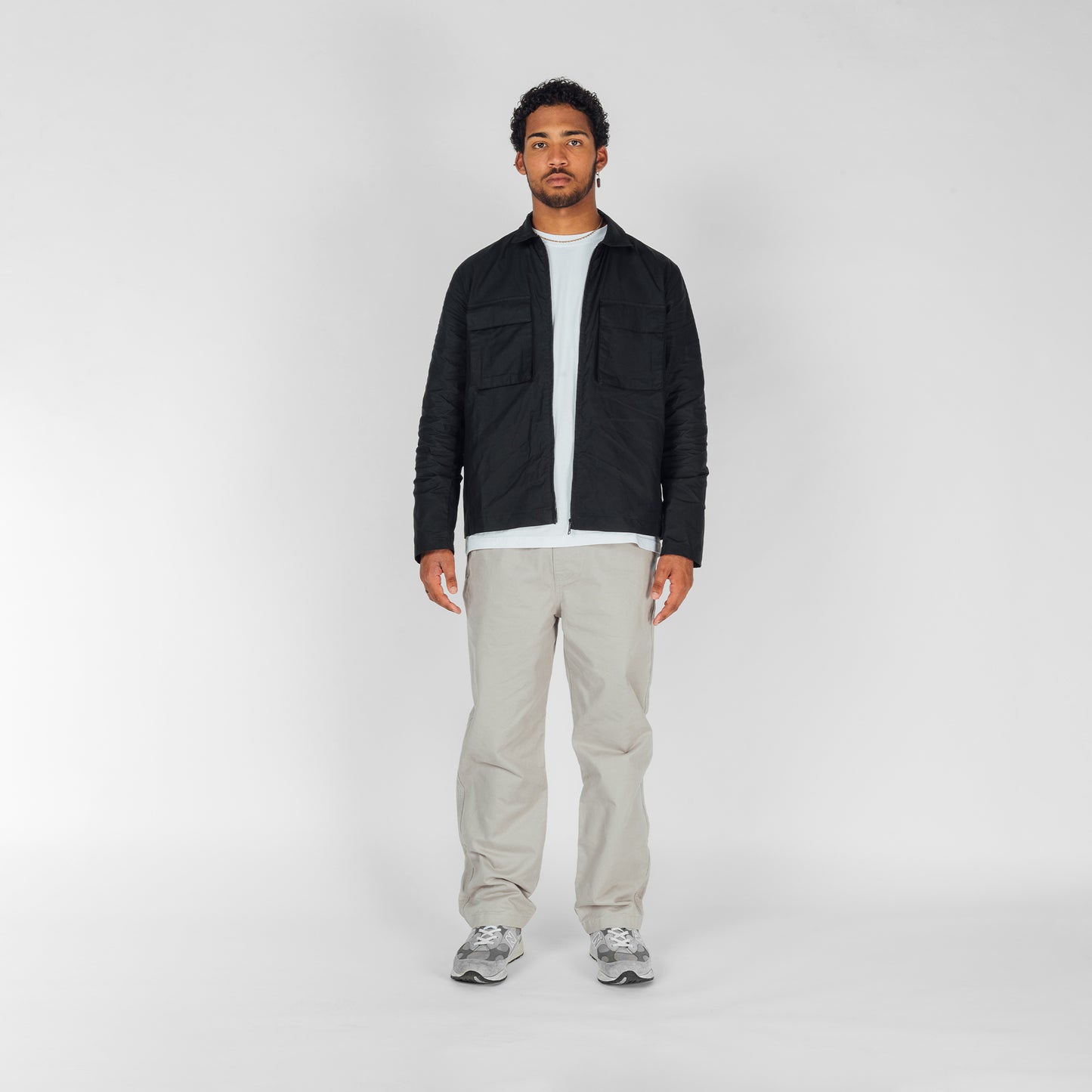 Steadfast Overshirt: Black