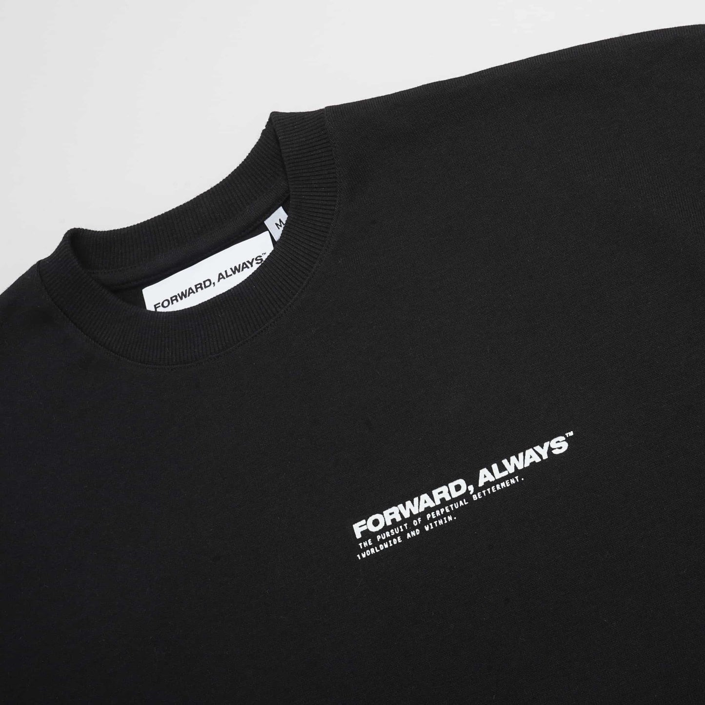 Forward, Always Core Tee: Black